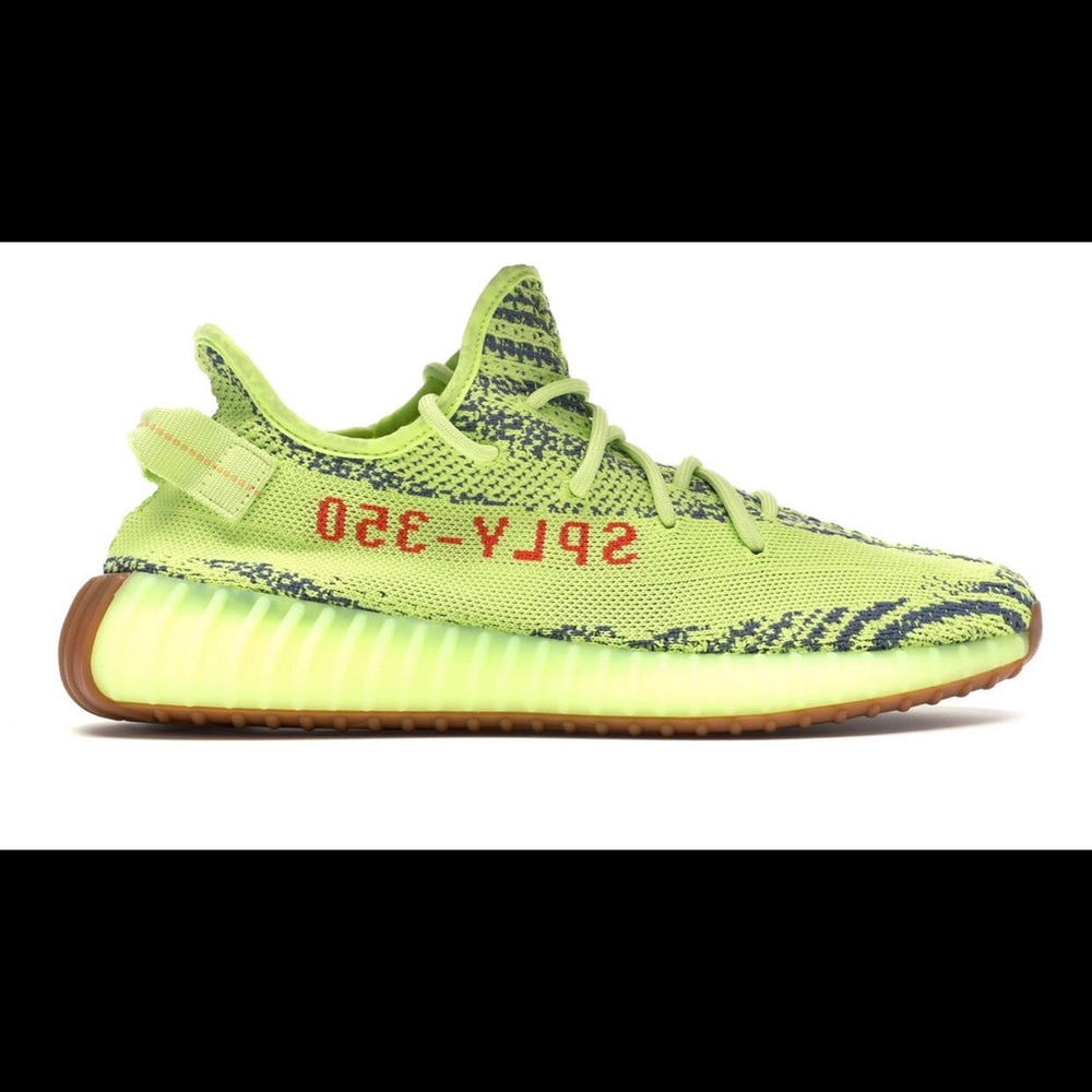 Frozen yellow yeezy boost 350 v2